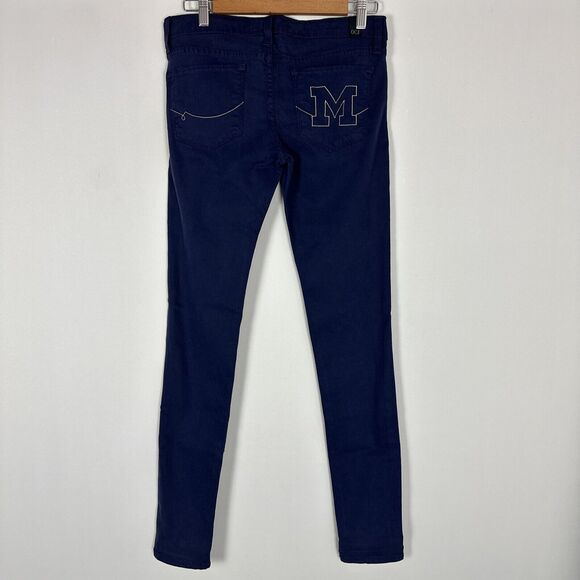 Michigan Wolverines OCJ Blue Women's Skinny Jeans Pants Size 27 College Football - Picture 11 of 12